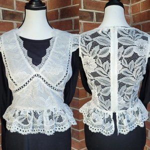 White Lace Top